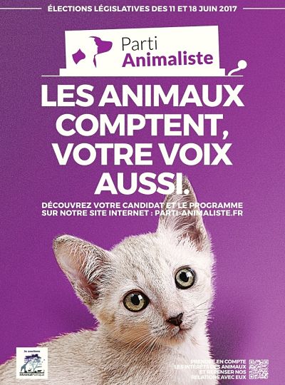 Affiche Parti animaliste