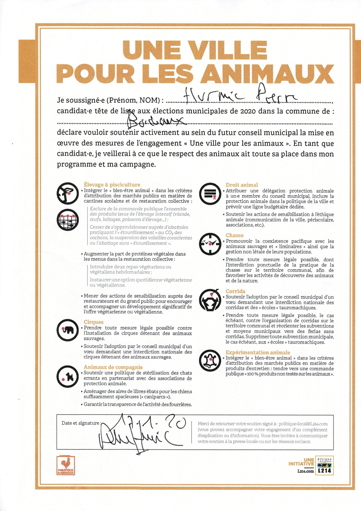 Charte UVPA Pierre Hurmic