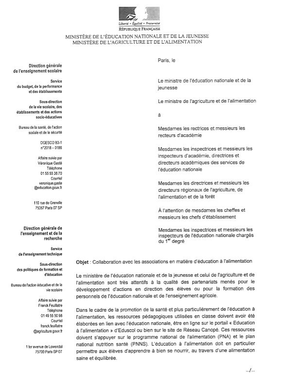 Courrier anti L214