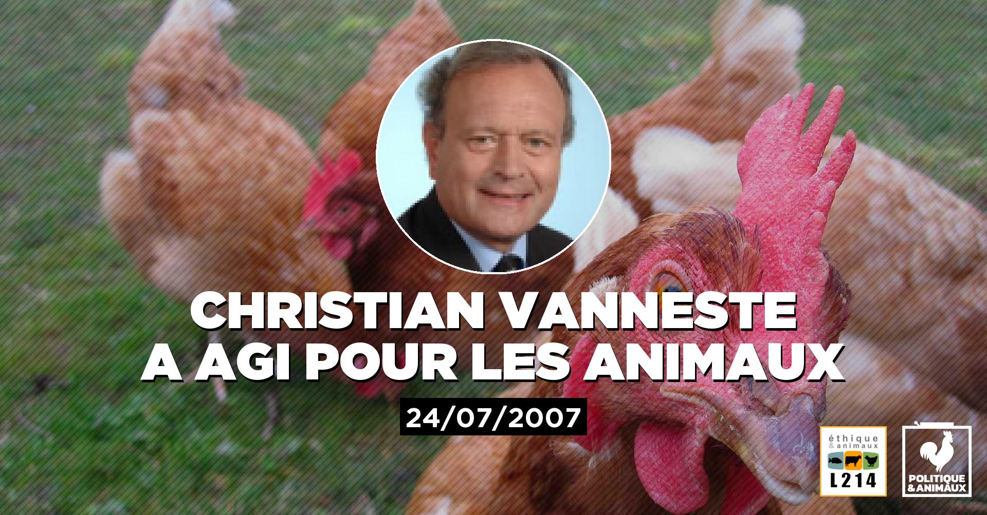 Christian Vanneste souhaite une meilleure protection des
