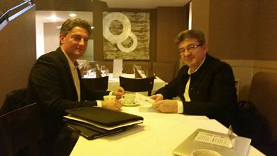 Jean-Luc Mélenchon & Christophe Marie